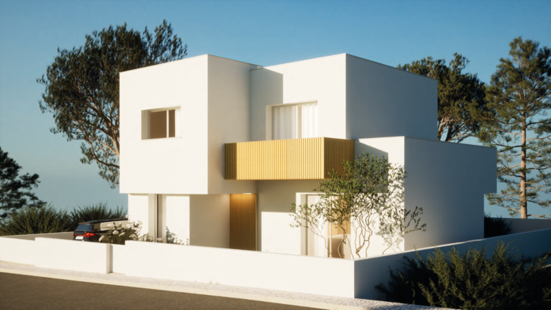 House 4 bedrooms under construction Alfeizerão Alcobaça - barbecue, balcony, central heating, equipped kitchen, swimming pool, underfloor heating, garden, garage