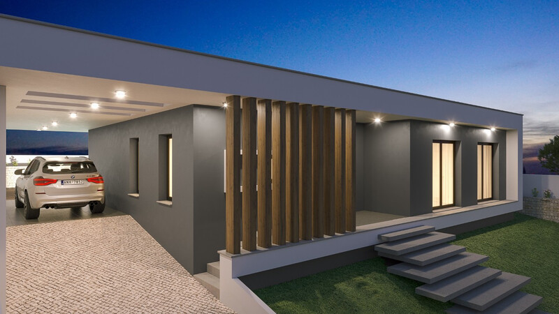 House Single storey V3 Costa de Prata Nadadouro Caldas da Rainha - swimming pool, barbecue, terrace, solar panels