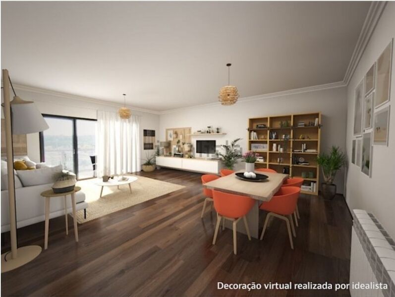 Apartamento no centro T3 Guia Pombal - equipado, varanda, 2º andar, aquecimento central, bbq, garagem, jardim, parqueamento, painéis solares, parque infantil