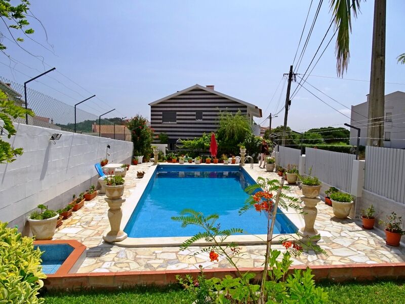 апартаменты T2 Foz do Arelho Caldas da Rainha - бассейн, мебелирован, веранда, экипирован, сад, камин