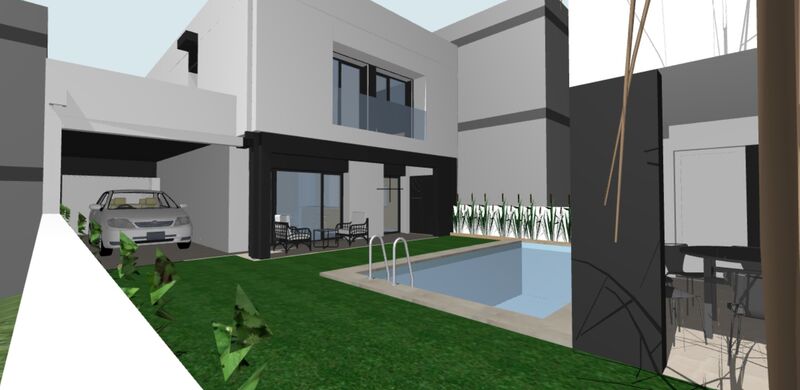 Moradia V4 Moderna Urbanização de Flandes Pombal - piscina, garagem