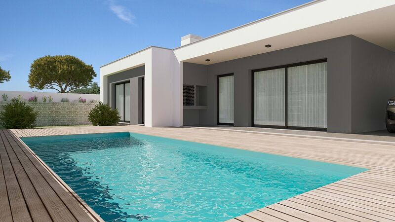 House 3 bedrooms near the beach Nadadouro Caldas da Rainha - solar panels, barbecue, terrace, swimming pool