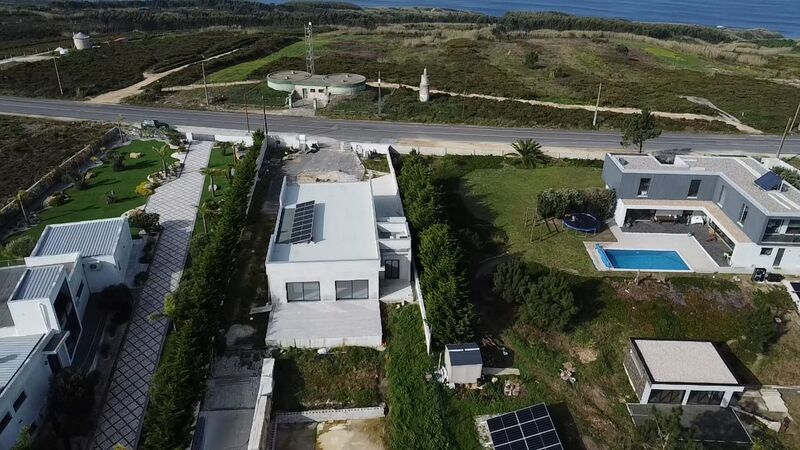 House V3 nueva Foz do Arelho Caldas da Rainha - swimming pool, air conditioning, garden, automatic irrigation system, garage, terrace