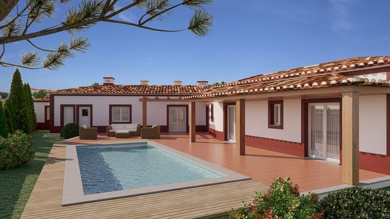 House 3 bedrooms Caldas da Rainha - garden, barbecue, swimming pool, terrace, terraces, double glazing, garage