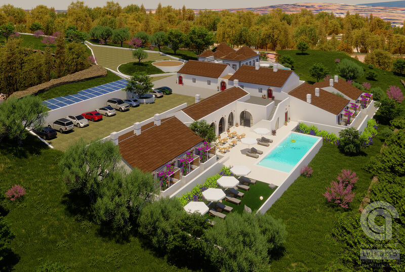 Farm Tavira - sea view, gardens, terrace, sea view, swimming pool, fireplace, olive trees