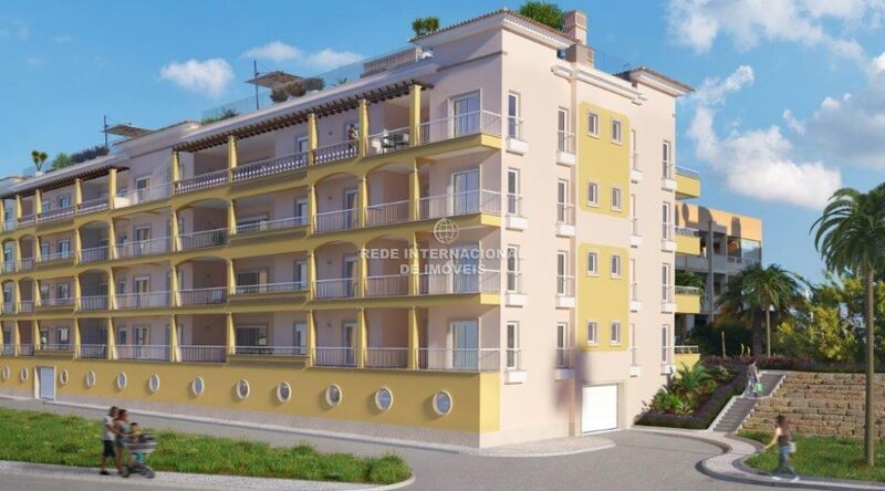 апартаменты T2 новые São Gonçalo de Lagos - полы с подогревом, система кондиционирования, двойные стекла, террасы, терраса, гараж, бассейн, солнечные панели, веранда, веранды