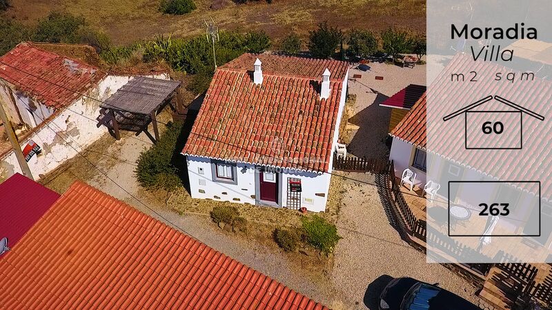 House Old 1 bedrooms Alcarias Grandes Azinhal Castro Marim - garage, garden, swimming pool, equipped kitchen, terrace, air conditioning, central heating, balcony, tiled stove, solar panel