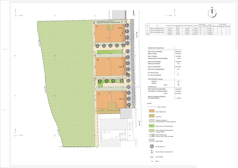 Terreno Urbano com 16000m2 Olhão - água, luz