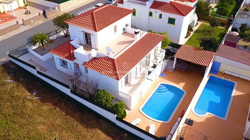 House V4 Altura Castro Marim - barbecue, balcony, balconies, swimming pool, fireplace, terraces, terrace, air conditioning, parking lot, garden