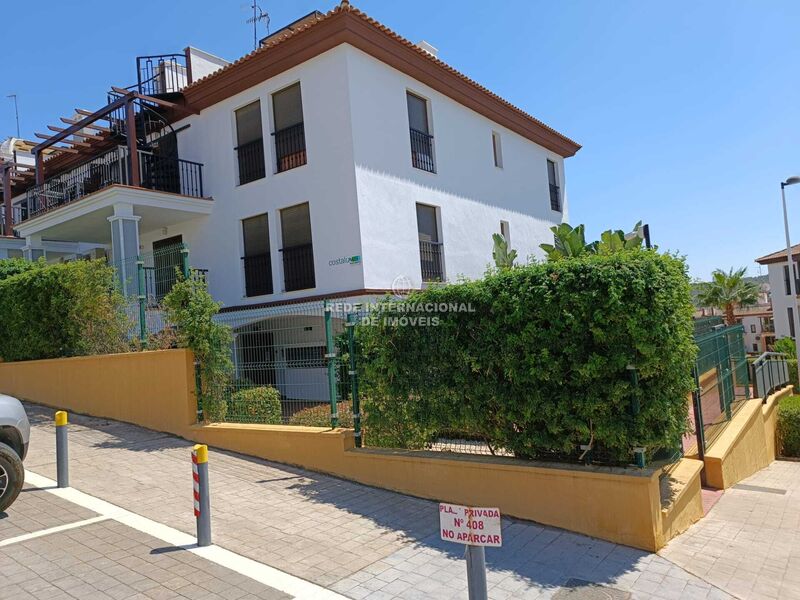 Apartment T2 Residencial Las Encinas Costa Esuri Ayamonte - air conditioning, furnished, balcony, terrace, gardens, parking lot, swimming pool