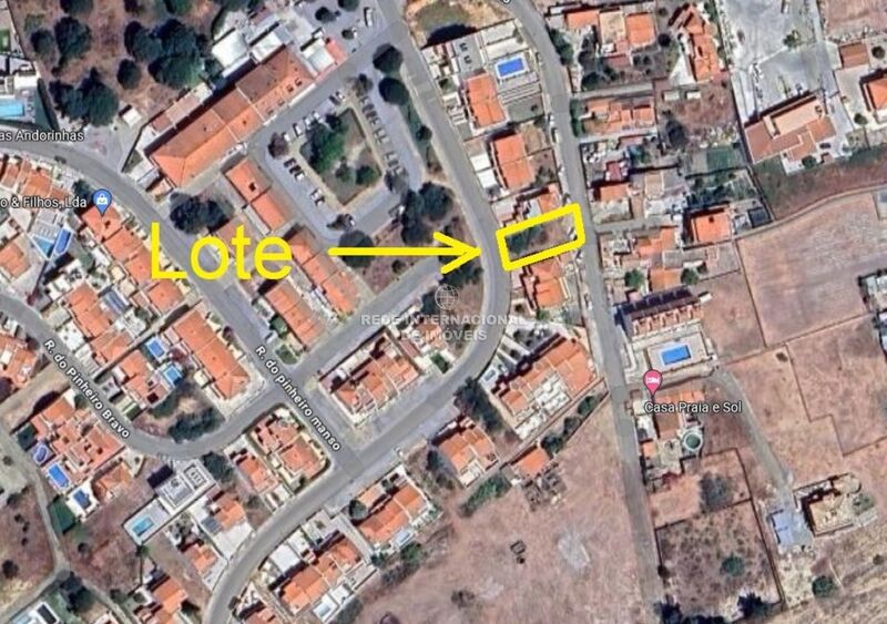 Lote com 270m2 Casas da Audiência Monte Gordo Vila Real de Santo António