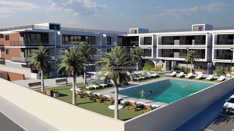 Apartment Modern under construction 2 bedrooms Fuseta Olhão - gated community, balcony, swimming pool, air conditioning, equipped, store room, solar panels