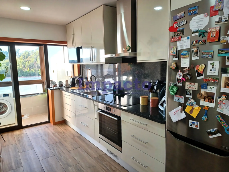 Apartment Modern T3 Milheirós de Poiares Santa Maria da Feira - garage, kitchen, balcony, air conditioning