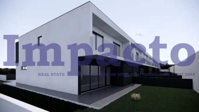 House V3 Modern townhouse Santa Maria da Feira - balcony, air conditioning, balconies, quiet area, solar panels, gardens, equipped kitchen, garage