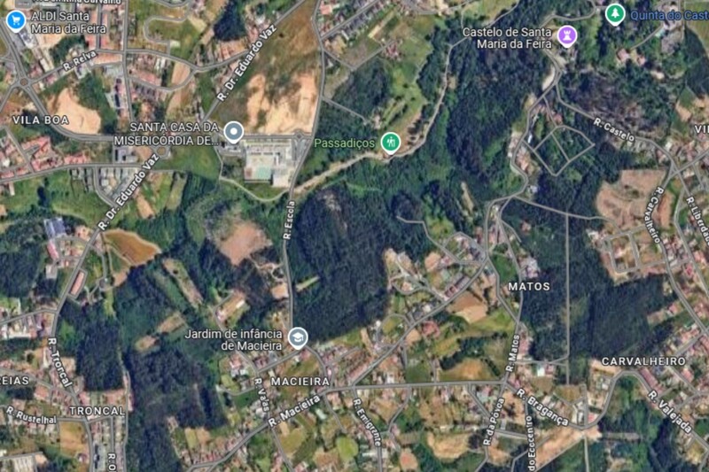 Terreno Urbano com 16560m2 Baixa do Melro Souto Santa Maria da Feira
