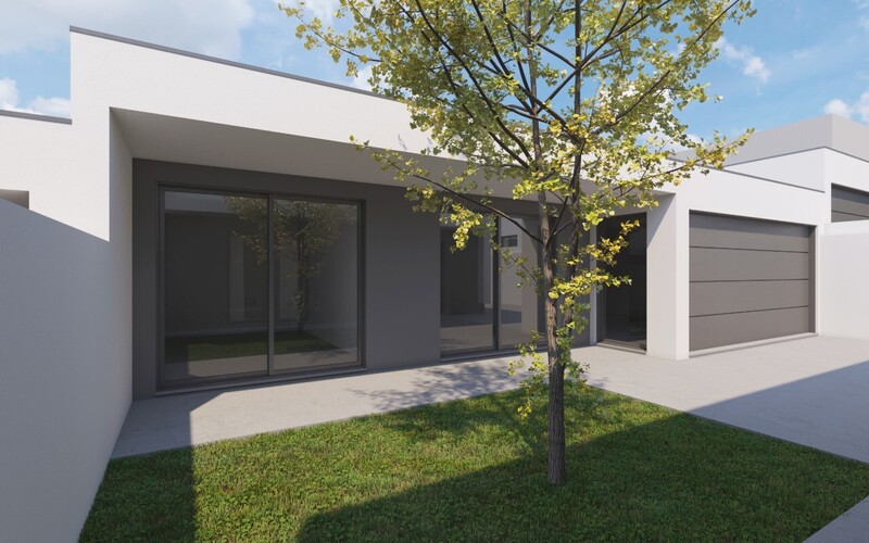 Moradia V3 Térrea em construção Travanca  Santa Maria da Feira - cozinha equipada, jardim, ar condicionado, excelente localização, garagem