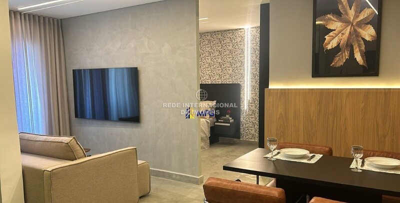 Apartment 1 bedrooms Jardim América Sorocaba - garden, sauna