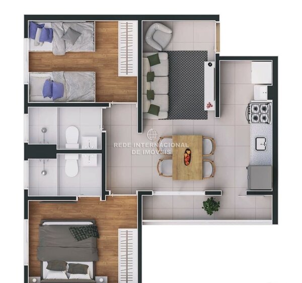 Apartment T2 Chácaras Reunidas São Jorge Sorocaba - tennisbaan, barbecue