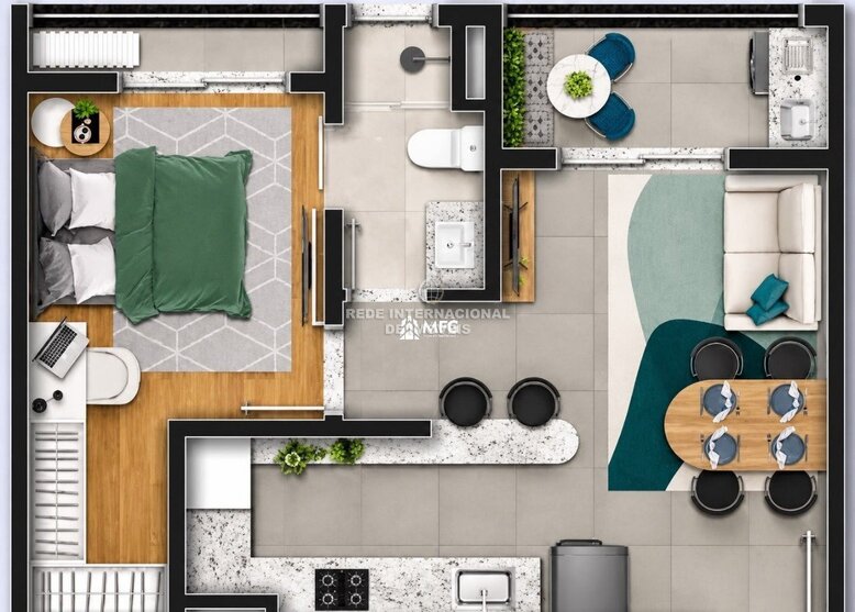 Apartment T1 Centro Sorocaba