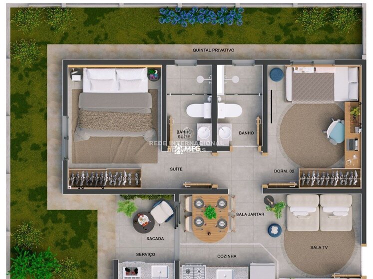 Apartamento T2 Jardim Zulmira Sorocaba - jardim
