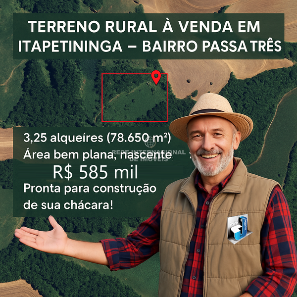 Terreno com 78650m2 Passa três Itapetininga
