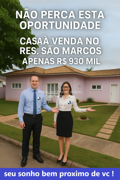 House/Villa 3 bedrooms Parque Residencial São Marcos Tatuí - tennis court, barbecue