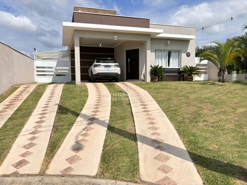 House/Villa 4 bedrooms Residencial Haras Inga Mirim Boituva - tennis court, barbecue