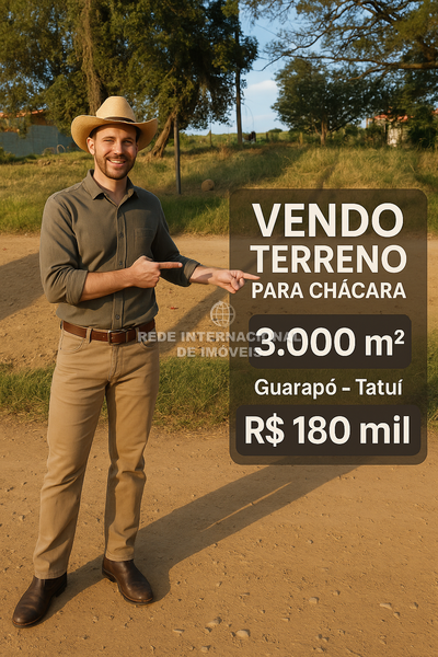 Land with 3000sqm Bairro Guarapó Quadra