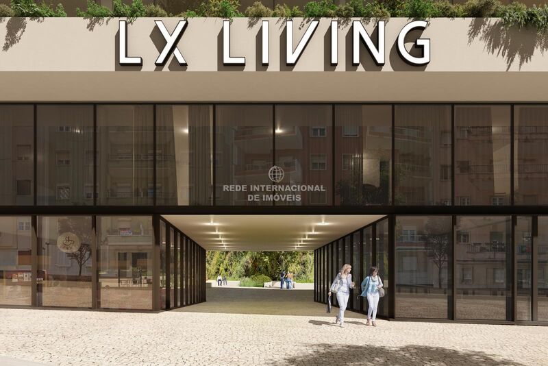 апартаменты T2+1 элитная Campolide Lisboa - система кондиционирования, бассейн, экипирован, двойные стекла, гараж, сад, терраса