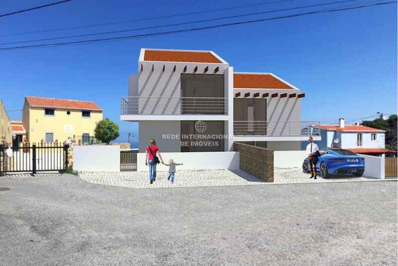 House V3+1 Semidetached Colares Sintra - double glazing, solar panels, air conditioning, balcony, sea view