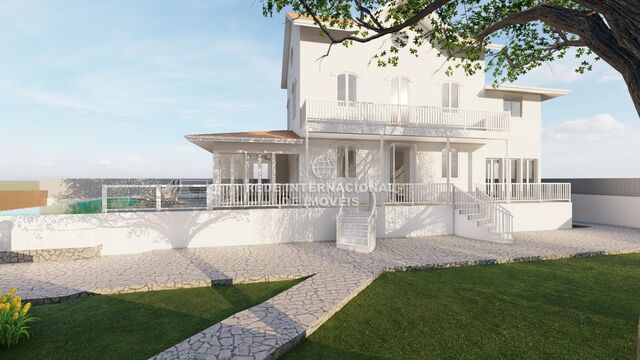 House/Villa 4 bedrooms Estoril Cascais - garden, sea view, balcony, garage, swimming pool