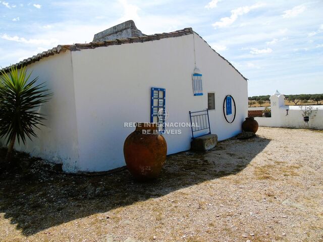 Homestead Assunção Elvas - water hole, swimming pool, garden, kitchen, solar panels, fireplace, equipped, well, solar panels, air conditioning, store room, water