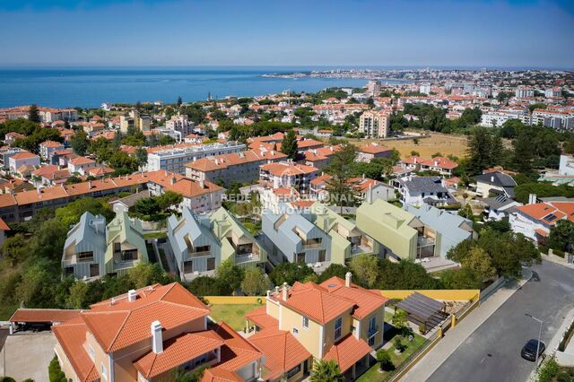 Apartamento T3 novo Estoril Cascais - jardim, vidros duplos, piscina, painéis solares, condomínio fechado, ar condicionado, condomínio privado