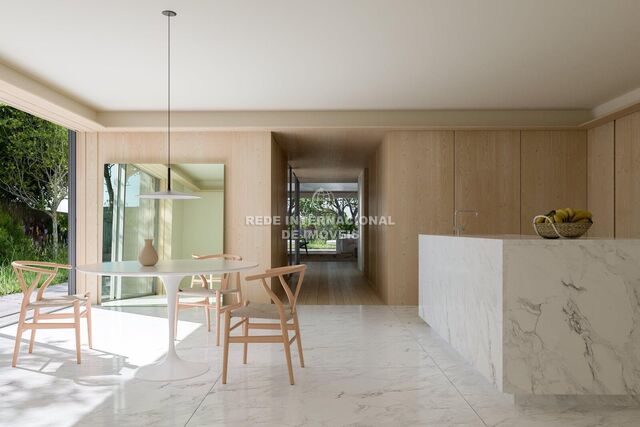 Casa V4 nova São Pedro do Estoril Cascais - jardim, ar condicionado, piscina, condomínio privado