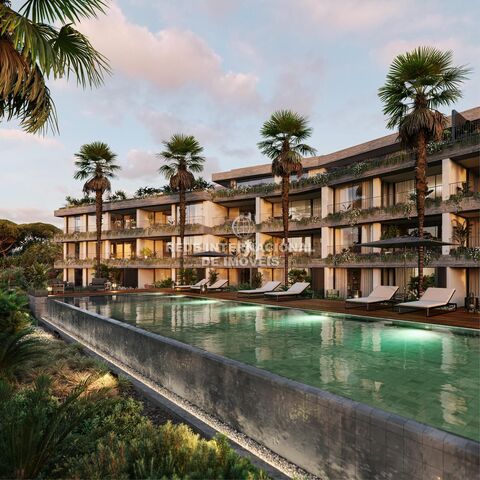 апартаменты T3 Estoril Cascais - бассейн, система кондиционирования, сад, экипирован, терраса