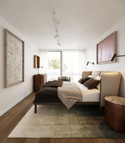 Apartamento T2 Príncipe Real Santo António Lisboa - terraços, ar condicionado, jardim, varanda