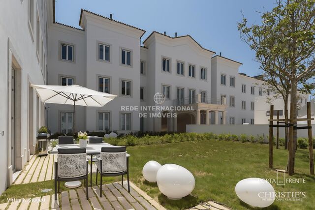 Apartamento T1 novo Infante Santo (prazeres) Estrela Lisboa - ar condicionado, zonas verdes, garagem, equipado, jardins, condomínio fechado