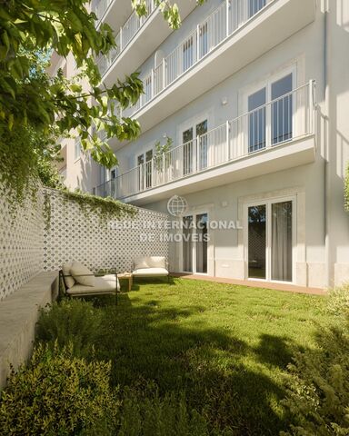 Apartamento T2 de luxo no centro Picoas Avenidas Novas Lisboa - ar condicionado, jardins, terraços, varandas