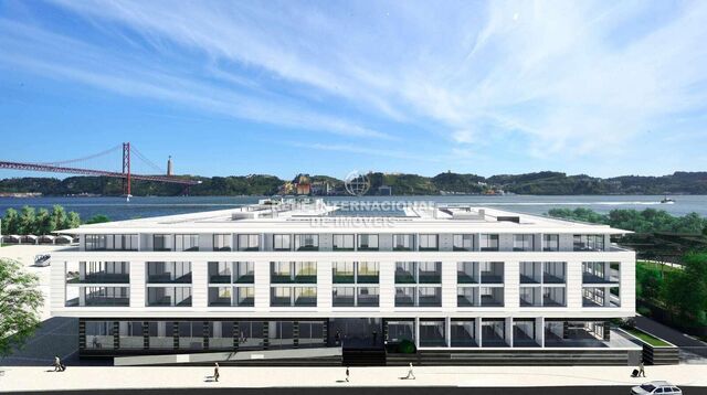 Apartamento Moderno T2 Alcântara Lisboa - varandas, terraço, equipado, piscina, mobilado, jardins