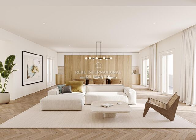 Apartamento Moderno T3 Saldanha Avenidas Novas Lisboa - terraço, equipado, lareira, parqueamento, varanda, ar condicionado