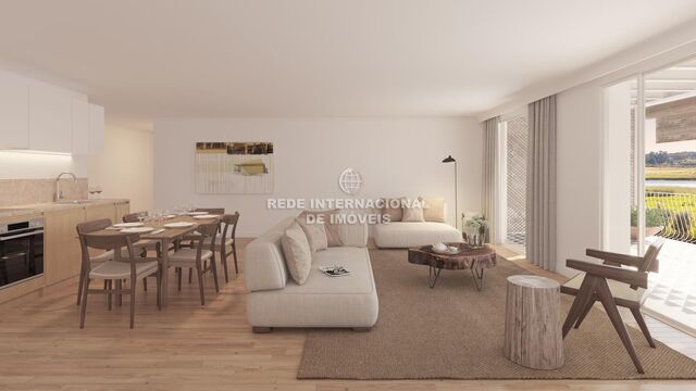 Apartamento T1 Moderno álcacer do Sal Alcácer do Sal - ar condicionado, sauna, equipado, piscina, vista rio, jardim