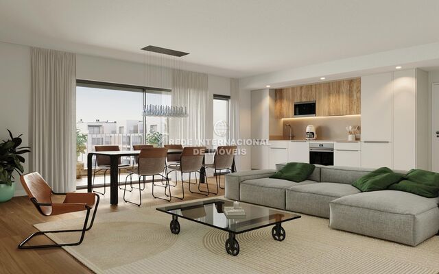 Apartamento Moderno T4 Loures - painéis solares, piscina, varandas, condomínio fechado, zonas verdes, jardim, alarme, equipado, ar condicionado