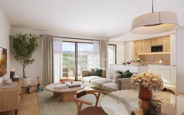 Apartment T2 Modern Loures - garden, gated community, gardens, terraces, terrace, kitchen, balcony, equipped, air conditioning, green areas, swimming pool, balconies