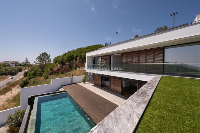 House V4 Luxury Castelo Castelo (Sesimbra) - garage, air conditioning, alarm, swimming pool, sea view