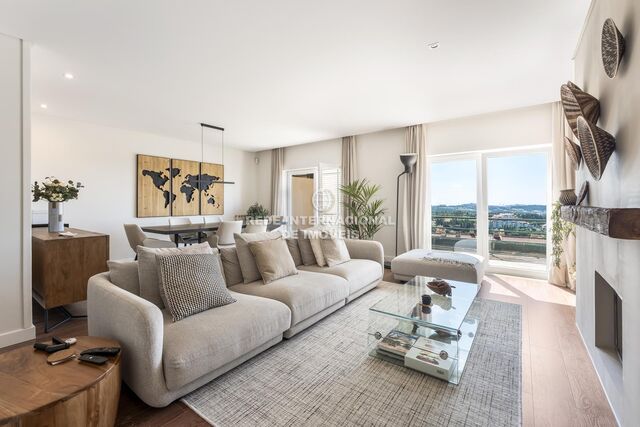 Apartment T3 Belas Clube de Campo Sintra - terrace, air conditioning, fireplace, swimming pool, tennis court, gardens