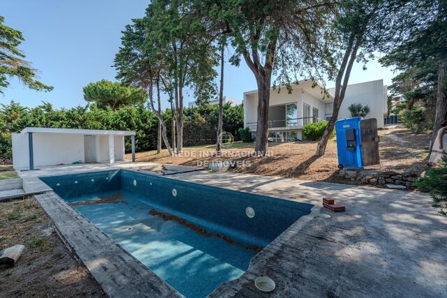 Moradia Moderna V6 Quinta das Patinhas Cascais - banho turco, bbq, ar condicionado, piscina, garagem, sauna, lareira