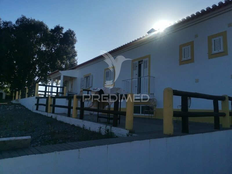 Farm V5 with house Nossa Senhora das Neves Beja - equipped, good access, fireplace, solar panels, fruit trees, garage, solar panels, water hole, swimming pool