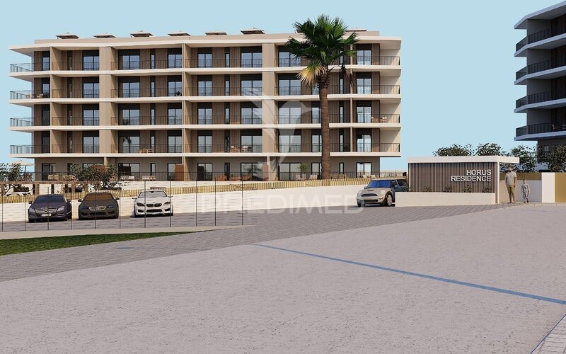 Wohnung T2 neue Portimão - garten, zentralheizung, wärmedämmung, videoüberwachung, swimmingpool, geschlossene wohnanlage, grill, balkon, strahlungsboden, spielplatz, klimaanlage, garage