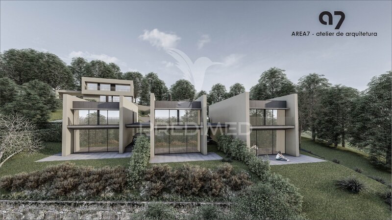 дом новые V3 Santo Tirso - сад, закрытый жилой комплекс, гараж, кондиционер, оборудованная кухня