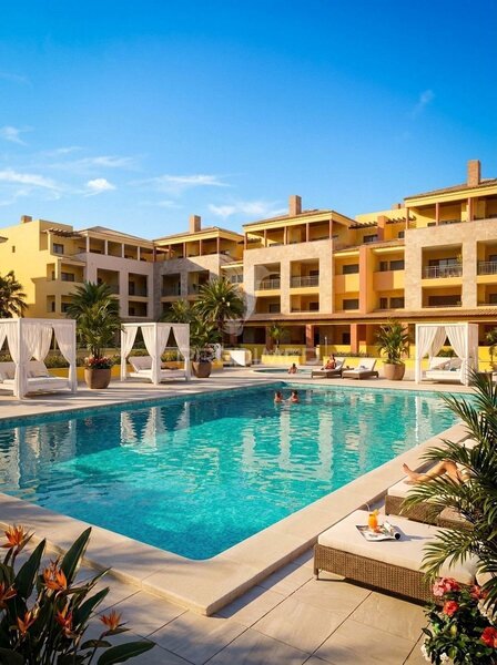Apartment 2 bedrooms Quarteira Loulé - store room, condominium, swimming pool, balcony, gardens